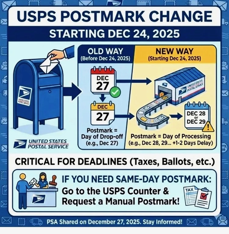 USPS Postmark Changes Flyer